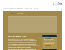 Tablet Screenshot of amfin-consulting.de